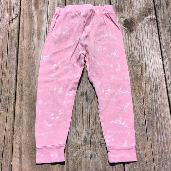 Disney Princess 3T Girls Pink Long Sleeve Pajama Set Belle Tiana Cinderella - Picture 6 of 7